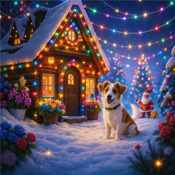 66ft waterproof LED rope lights color changing outdoor string lights for holiday - Picture 4 of 7